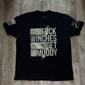 Grunt Style Men's “F* Wenches Get Muddy” Short Sleeve T-Shirt XL